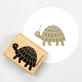 Stempel Schildkröte laufend Perlenfischer
